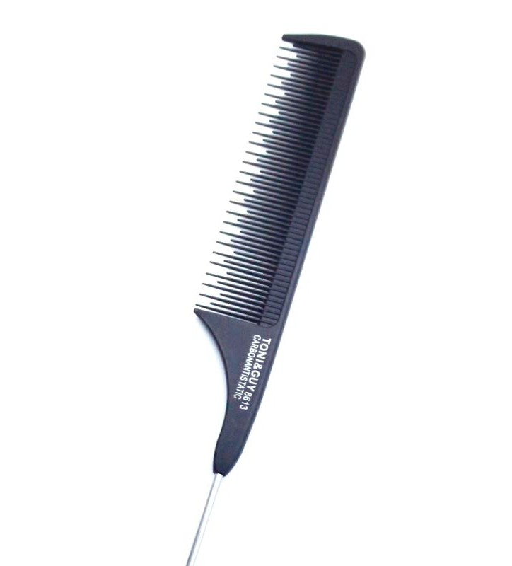 Peine Cola Metal para cardar - carbon